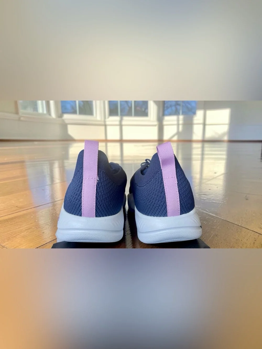 adidas Cloudfoam Flex Slounge NEW Women’s Size 7 WIDE (US) Blue/Silver/Lilac